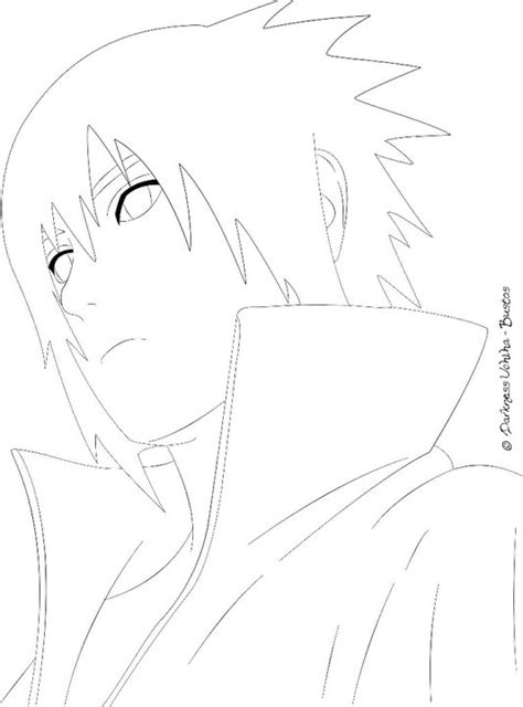 Uchiha Sasuke Lineart By IITheDarkness94II On DeviantArt