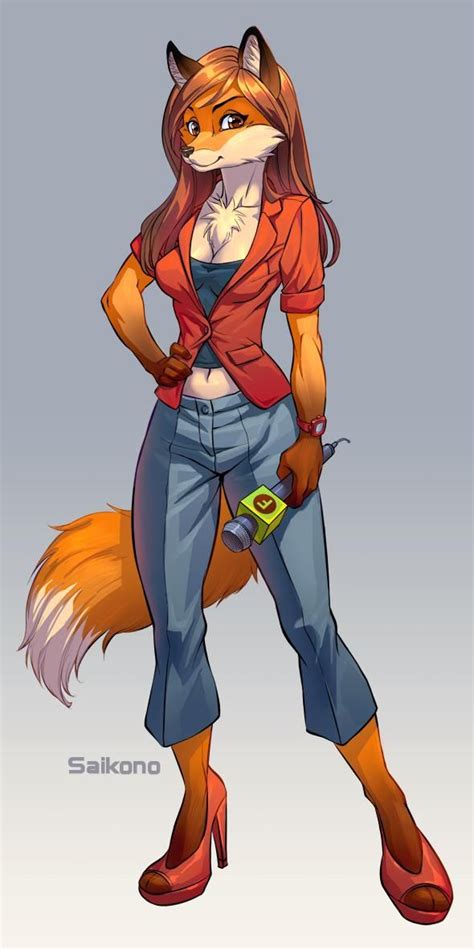 Fox By Saikono Furry Drawing Furry Girls Yiff Furry