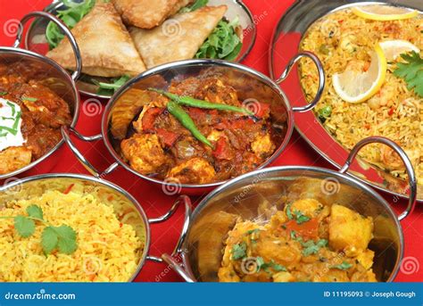 Indian Curry Food Selection Stock Photos - Image: 11195093