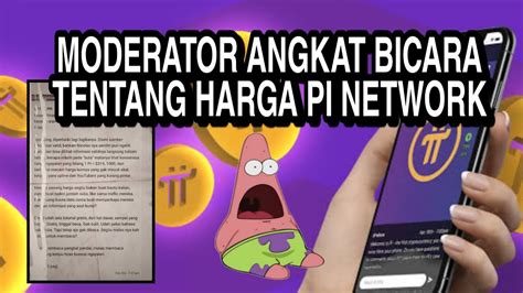 TENTANG HARGA PI COIN MODERATOR ANGKAT BICARA Pi Network Indonesia