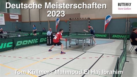 Tom Küllmer Mahmoud El Haj Ibrahim Deutsche Meisterschaften U19