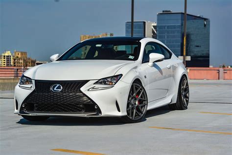 Lexus Rc350 White Hre Ff01 Wheel Front