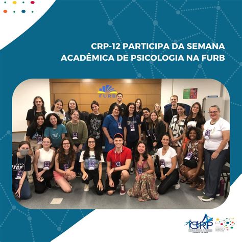 Conselho Regional de Psicologia CRP 12 participa da Semana Acadêmica