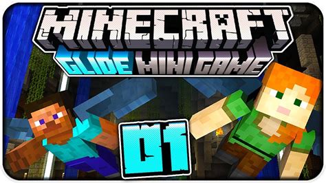 Minecraft Glide Mini Game Part Das Elytra Wettrennen Youtube