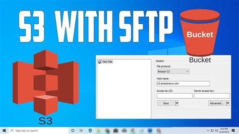 How To Access Amazon S3 Buckets With Sftp Upload Download Files Youtube