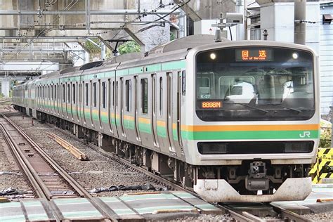 2nd Train 【jr東】e231系コツk 27編成 東京総合車両センター入場の写真 Topicphotoid65695