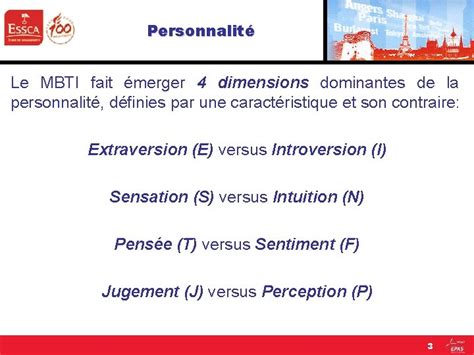 Traits Et Types Comment Dcrire La Personnalit Traits