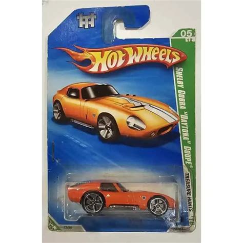 Embalagem Danificada T HUNT Hot Wheels Treasure Hunts Shelby Cobra Daytona Coupe Universo