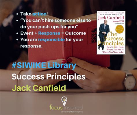 Book Success Principles Jack Canfield Focus Inspired Career