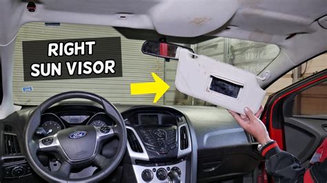 Ford Focus Mk Passenger Sun Visor Replacement Removal Right Sunvisor