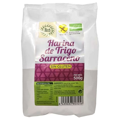 Harina Trigo Sarraceno Sin Gluten Sol Natural Vivo Natural