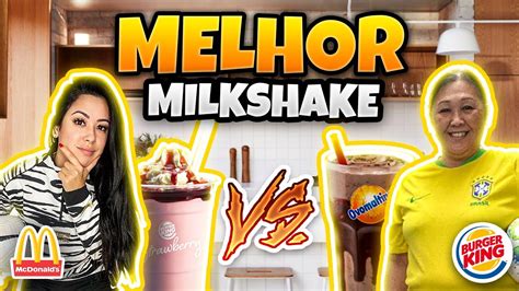 Qual O Melhor Milkshake De Ovomaltine Burguer King Vs Mc Donalds