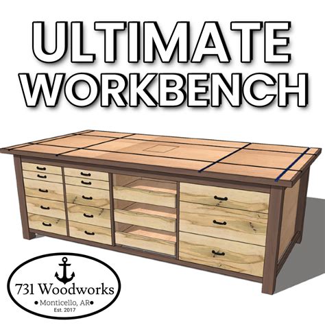 Ultimate Workbench Outfeed Table Plan — 731 Woodworks