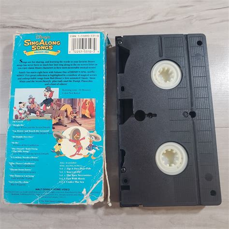 Disneys Sing Along Songs Snow White Heigh Ho Vhs Volume 1 Tested Plays