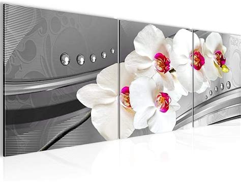 Runa Art Wandbild Blumen Orchidee Bilder X Cm Vlies Leinwand