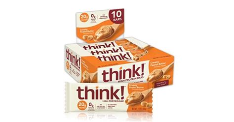 Think High Protein Bars Creamy Peanut Butter 20g Protein