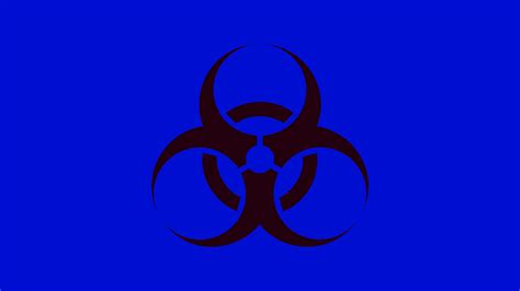 Download Blue Toxic Symbol Sci Fi Biohazard Image