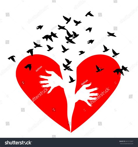 1,742 Broken heart wings Images, Stock Photos & Vectors | Shutterstock