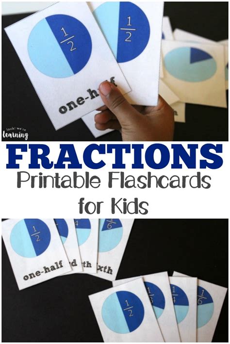 Free Printable Flashcards Printable Fraction Flash Cards Look We Re Learning