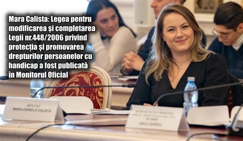 Mara Calista Legea Pentru Modificarea I Completarea Legii Nr