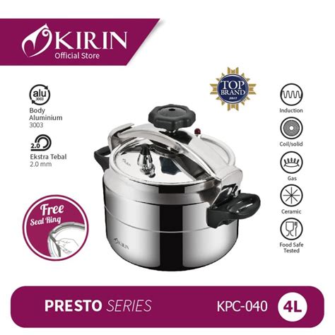 Jual Kirin Kpc Pressure Cooker Panci Presto Liter Indonesia