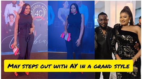 May Yul Edochie Steps Out On Grand Style To Attend Ay S Brothers 40tu