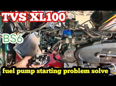 TVS XL 100 Bs6 Starting Problem Fuel Injector Missing Problem Fuel