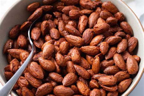 Our Sweet And Spicy Toasted Almonds Are A Great Midday Snack