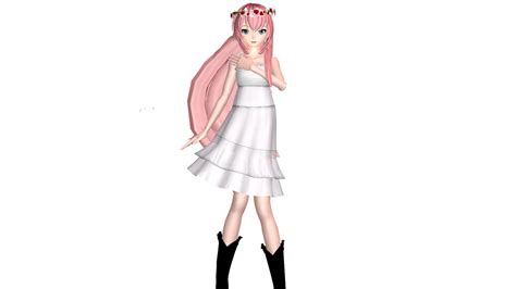 Dt Chiffon Dress Luka Wip By Kasugakaoru On Deviantart