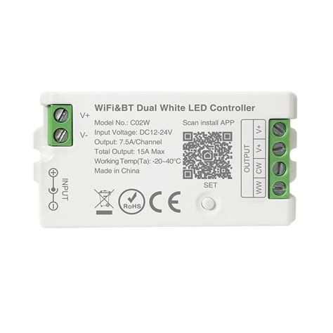 C W C W Wifi Bluetooth Single Color Dual White Led Controller Derun Led