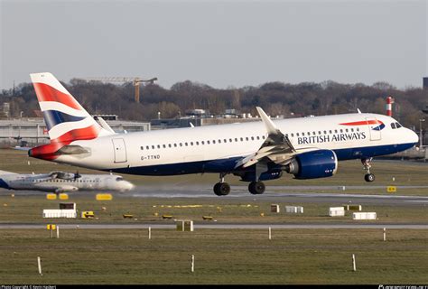 G TTND British Airways Airbus A320 251N Photo By Kevin Hackert ID