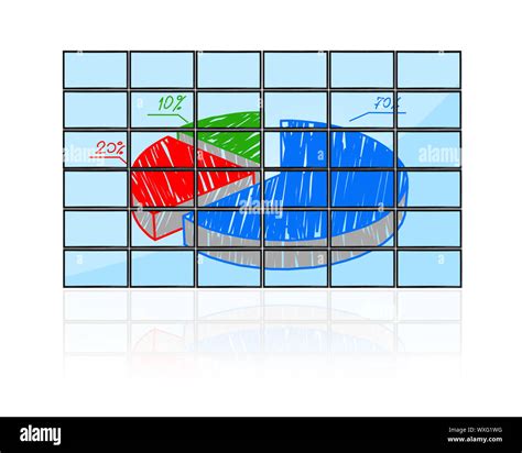 Monitor Pie Chart Hi Res Stock Photography And Images Alamy