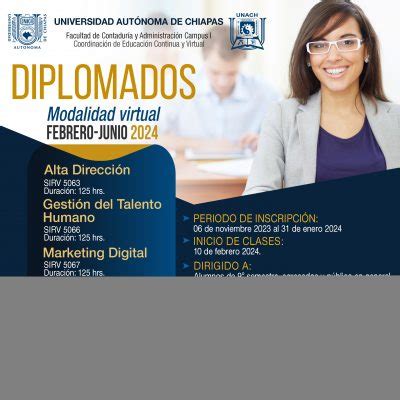 Abierta Convocatoria Para Inscribirse A Diplomados Y Curso De