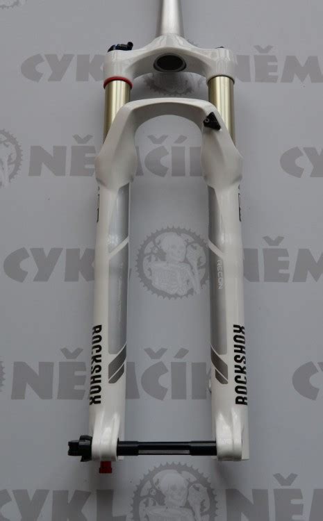 Vidlice odpružená 29 Rock Shox Recon Gold T 2016 15mm bílá páčka