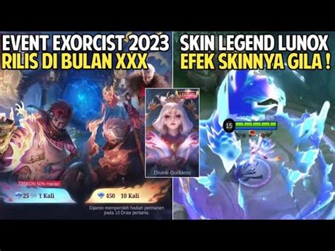 GILAK EFEK SKIN LEGEND LUNOX BAGUS BANGET BOCORAN RILIS EVENT