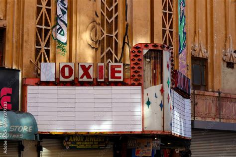 Los Angeles California Roxie Theatre Historic Theatre At 518 S