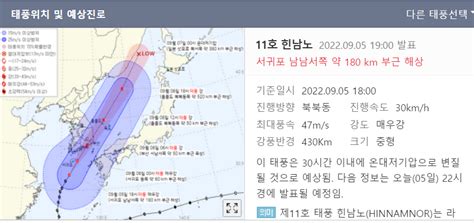 태풍 힌남노 초강력 태풍 대비 요령