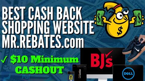 💻 MR REBATES REVIEW | ($10 Min/Payout) | The Best Cash Back Shopping ...