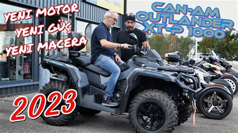 2023 CAN AM OUTLANDER XT P 1000 cc Yeni motor aldım KYMCO MXU 550