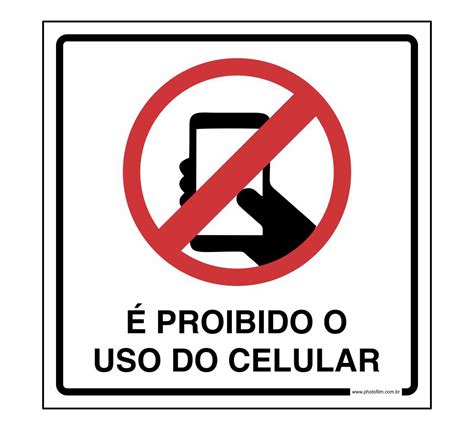 Comprar Placa Proibido Uso De Celular