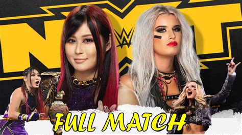 Io Shirai Vs Toni Storm Full Match Nxt Womens Championship 10 March