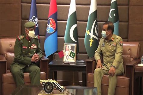 Bahrain National Guard Commander Calls On Cjcsc Gen Nadeem Raza