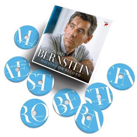 Leonard Bernstein Maestro On Record CD Box Set Free Shipping Over