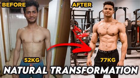 4 Year Natural Transformation Skinny To Fit 52kg To 77 Kg