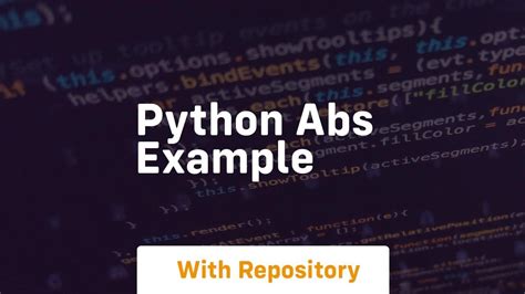 Python Abs Example Youtube