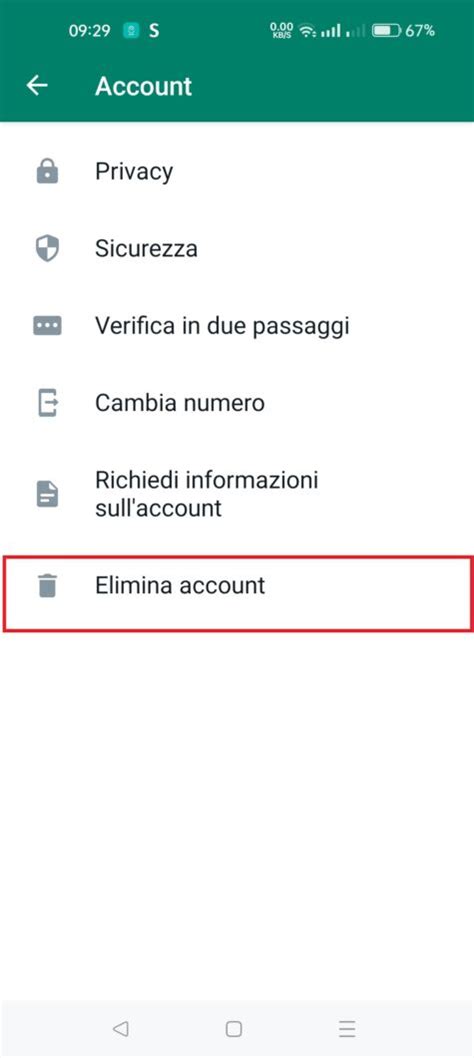 Come Cancellare L Account WhatsApp Android Blog Italia