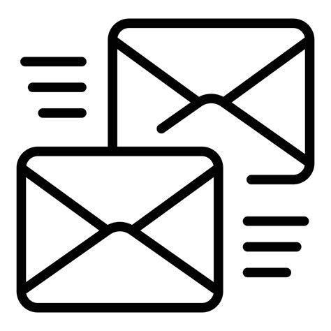 Listen live mail icon outline vector. Contact hotline 15213183 Vector