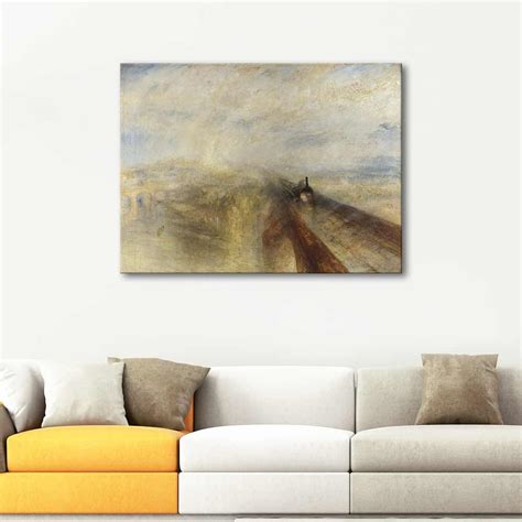 Rain Steam and Speed by William Turner as Art Print | CANVASTAR