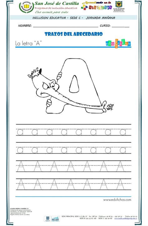 Guias Trazos Abecedario