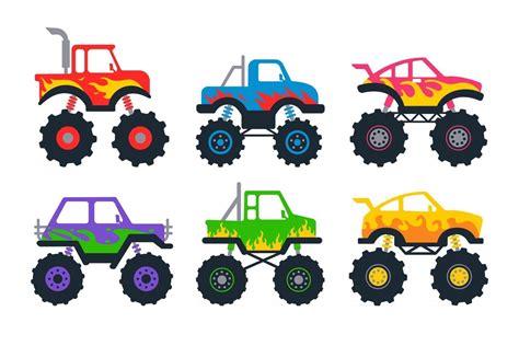 Blue Monster Truck Cartoon Clipart Vector Friendlystock The Best Porn